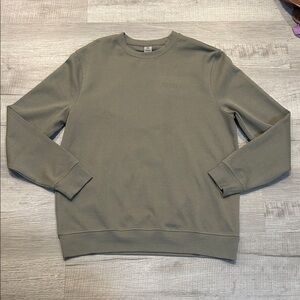 Hurley Men’s Olive Green Long Sleeve Crewneck Logo Sweatshirt Size M